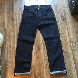 J.crew selvedge slim straight jeans